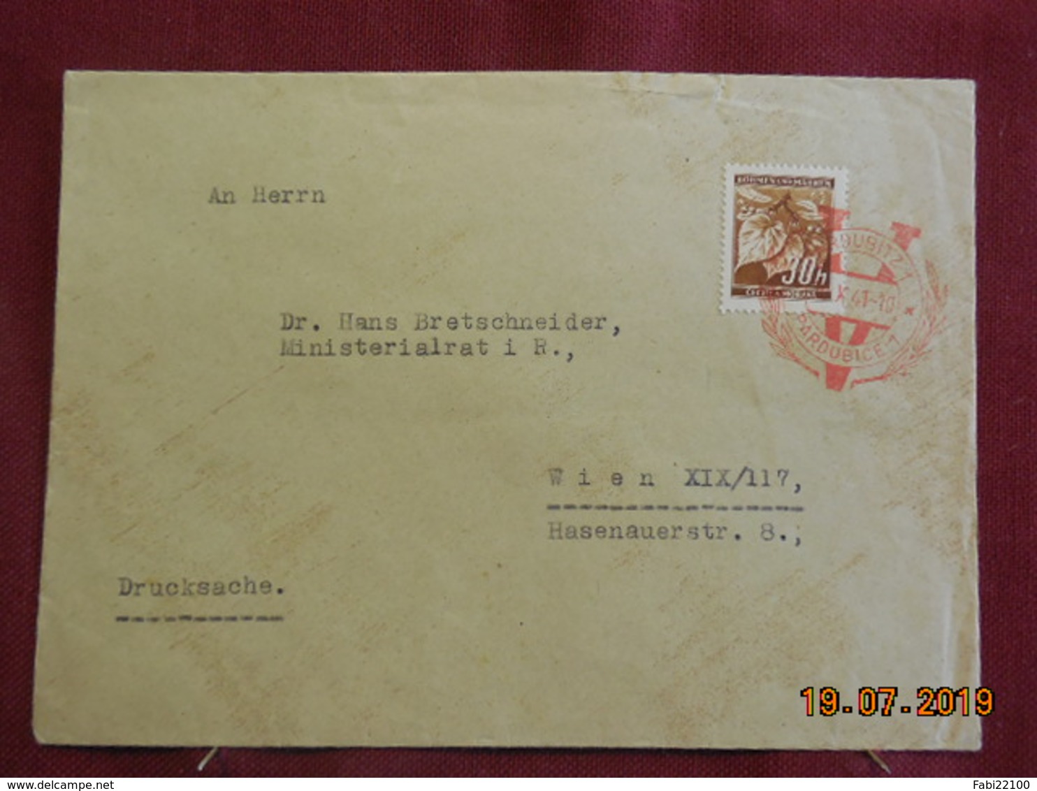 Lettre De 1941 à Destination De Wien -voir Cachet- - Storia Postale