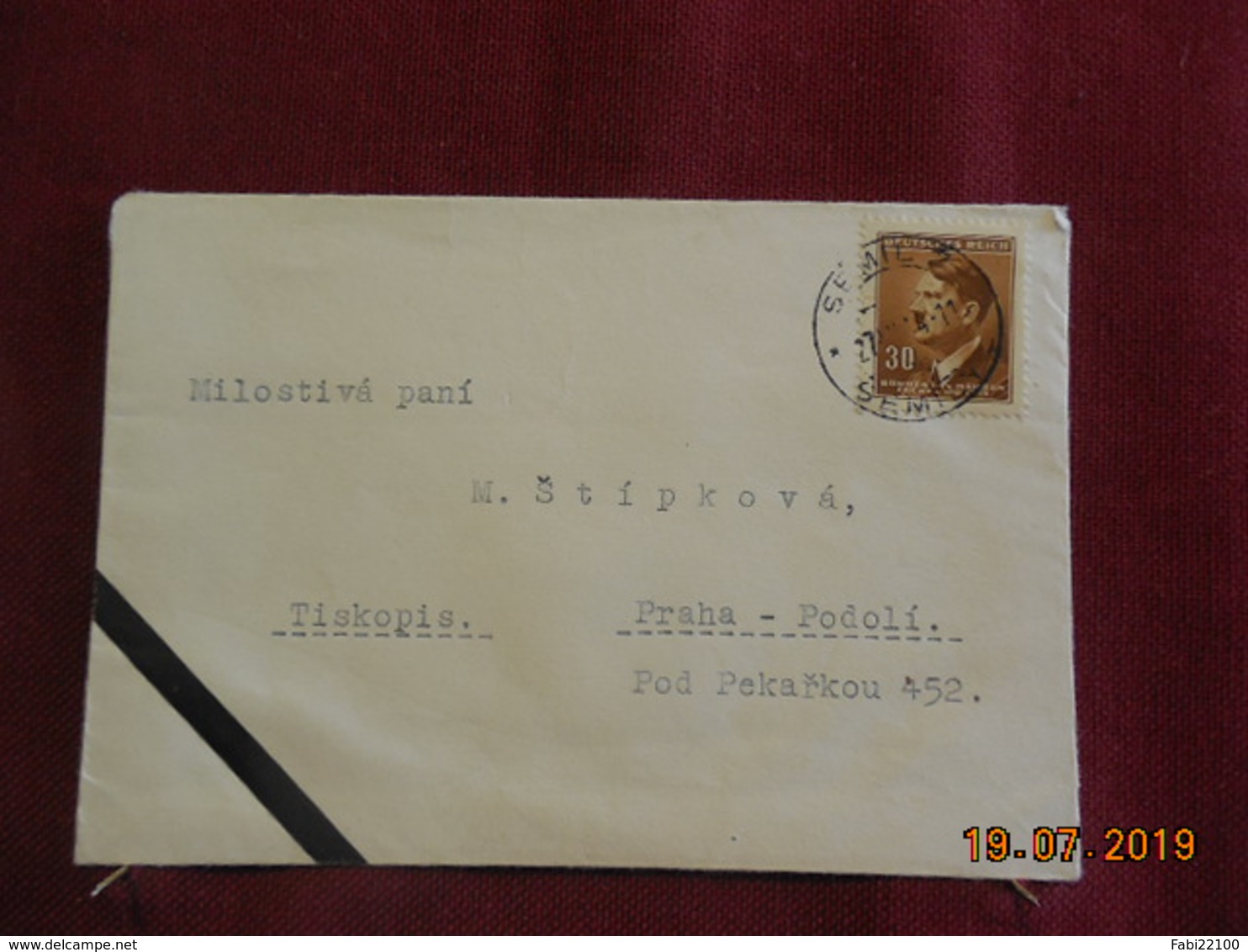 Lettre De 1944 à Destination De Prague - Lettres & Documents