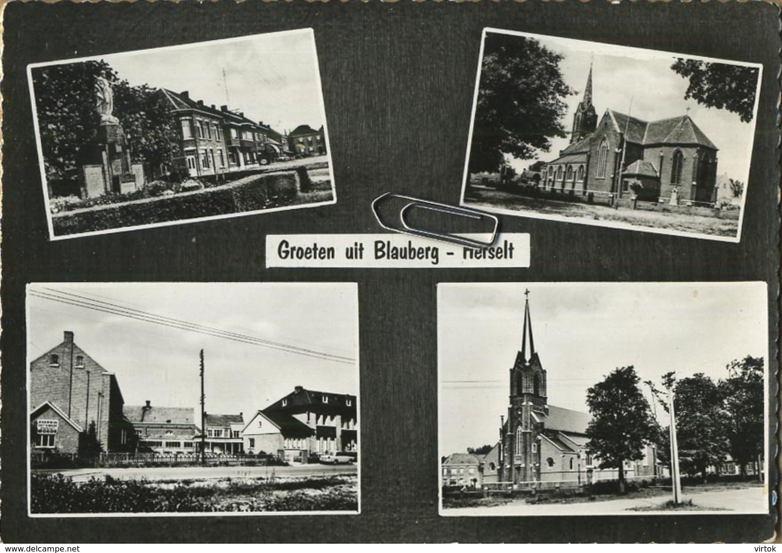 Herselt - Blauberg :  Groeten Uit  ( 1972  Met Zegel   Formaat 15 X 10.5 Cm ) - Herselt