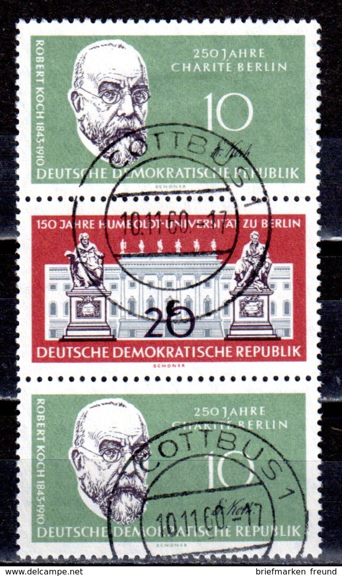 DDR 1960 Mi. 796/797/796 S ZD 18 Gestempelt (p1027) - Se-Tenant