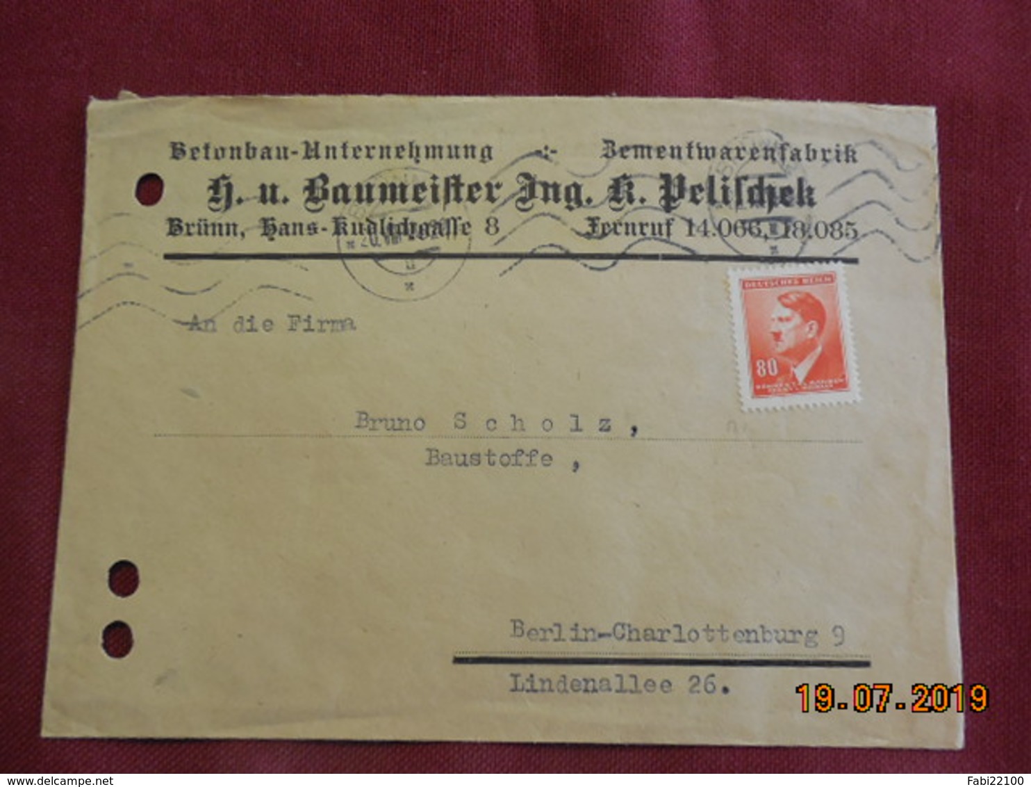 Lettre De 1943 à Destination De Berlin-Charlottenburg - Lettres & Documents