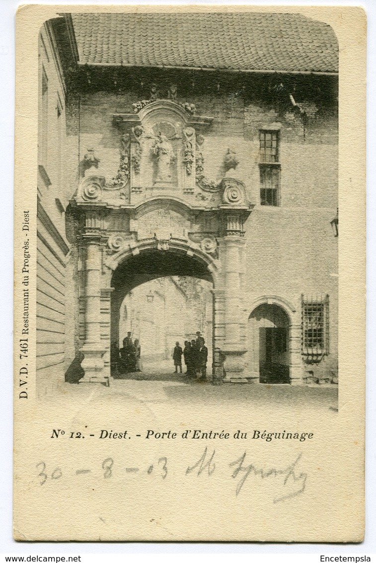 CPA - Carte Postale - Belgique - Diest - Porte D'Entrée Du Béguinage - 1903 (B9444) - Diest