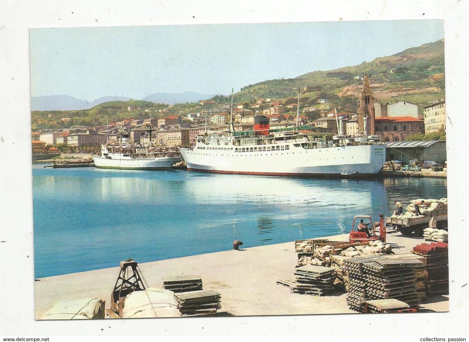 Cp , Bateau , Ferry NAPOLEON , Bateaux ,  Vierge ,la Corse Inoubliable - Transbordadores