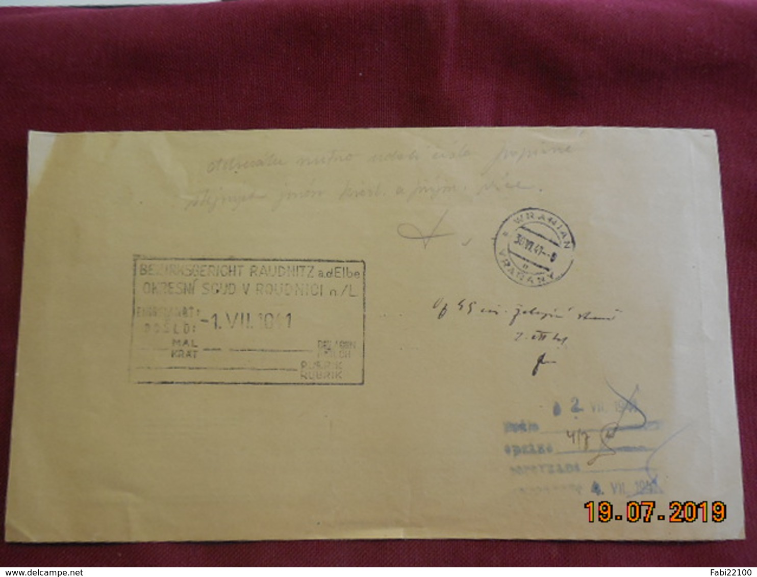 Lettre De 1941 à Destination De Vranany - Lettres & Documents