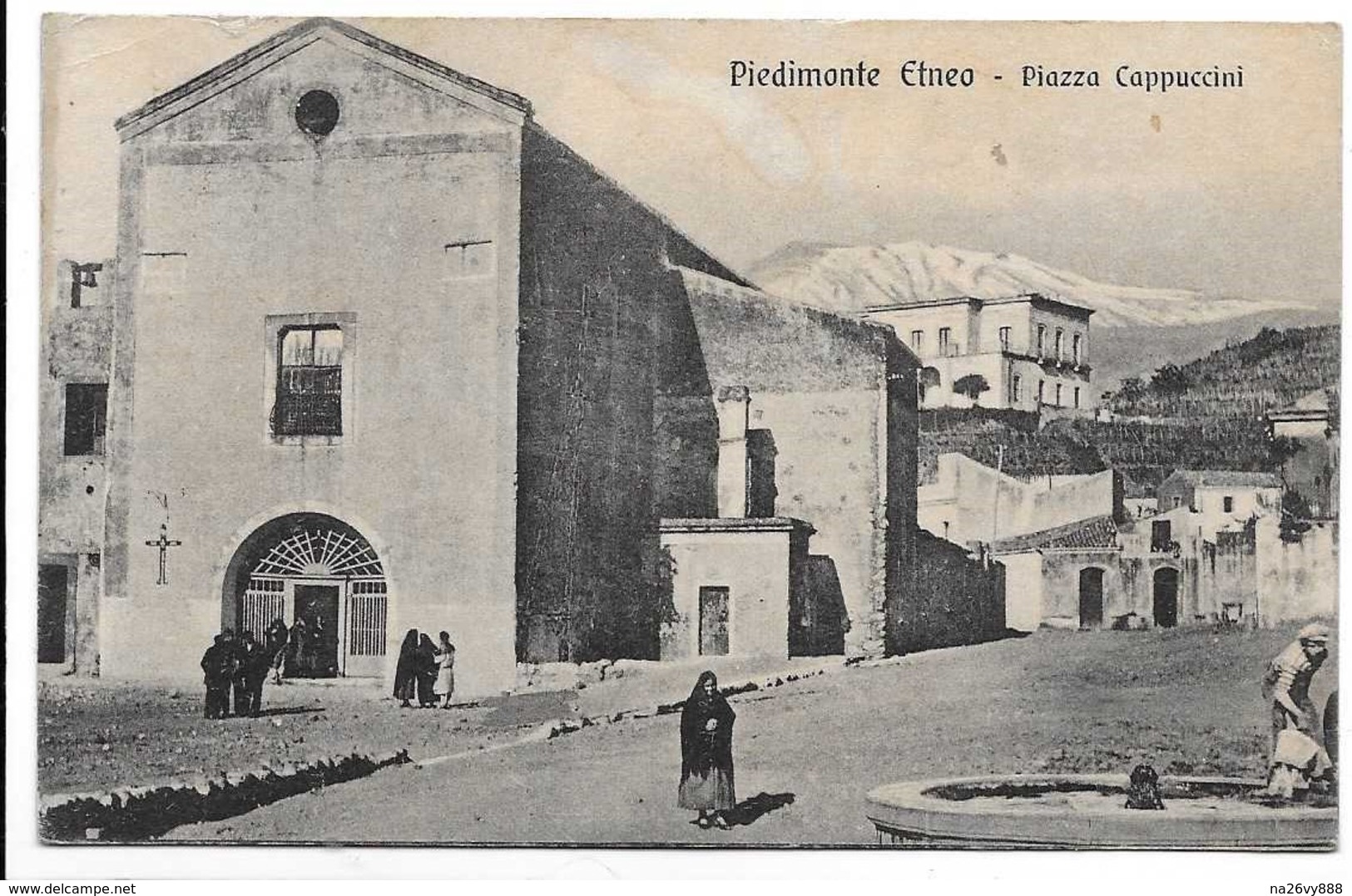 Piedimonte Etneo (Catania). Piazza Cappuccini. - Catania