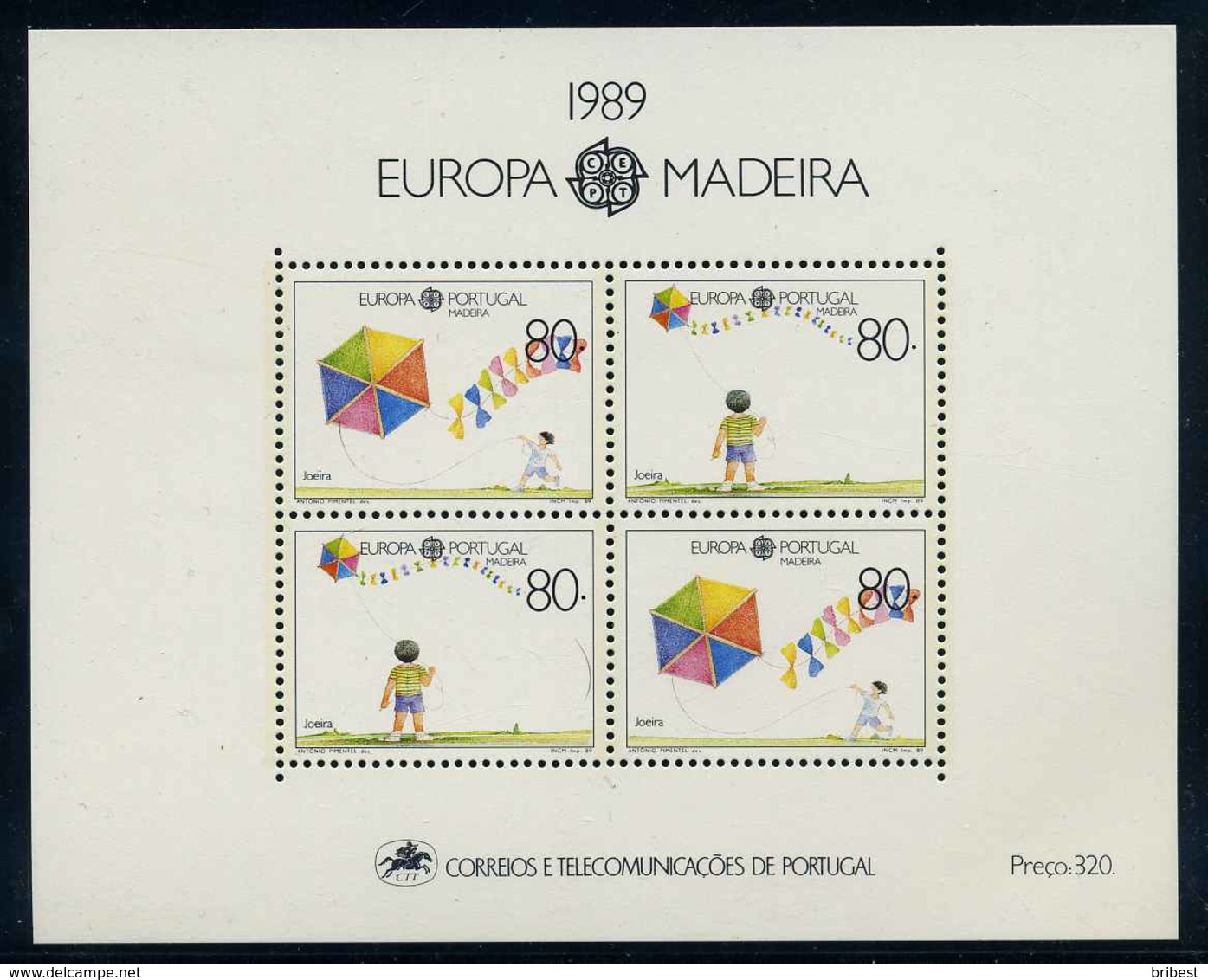 MADEIRRA 1989 Bl.10 Postfrisch (105041) - Madeira