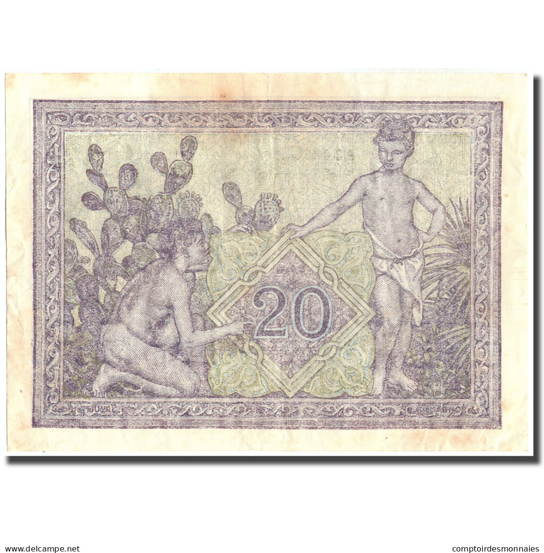 Billet, Algeria, 20 Francs, 1944, 1944-06-02, KM:92a, TTB - Algérie