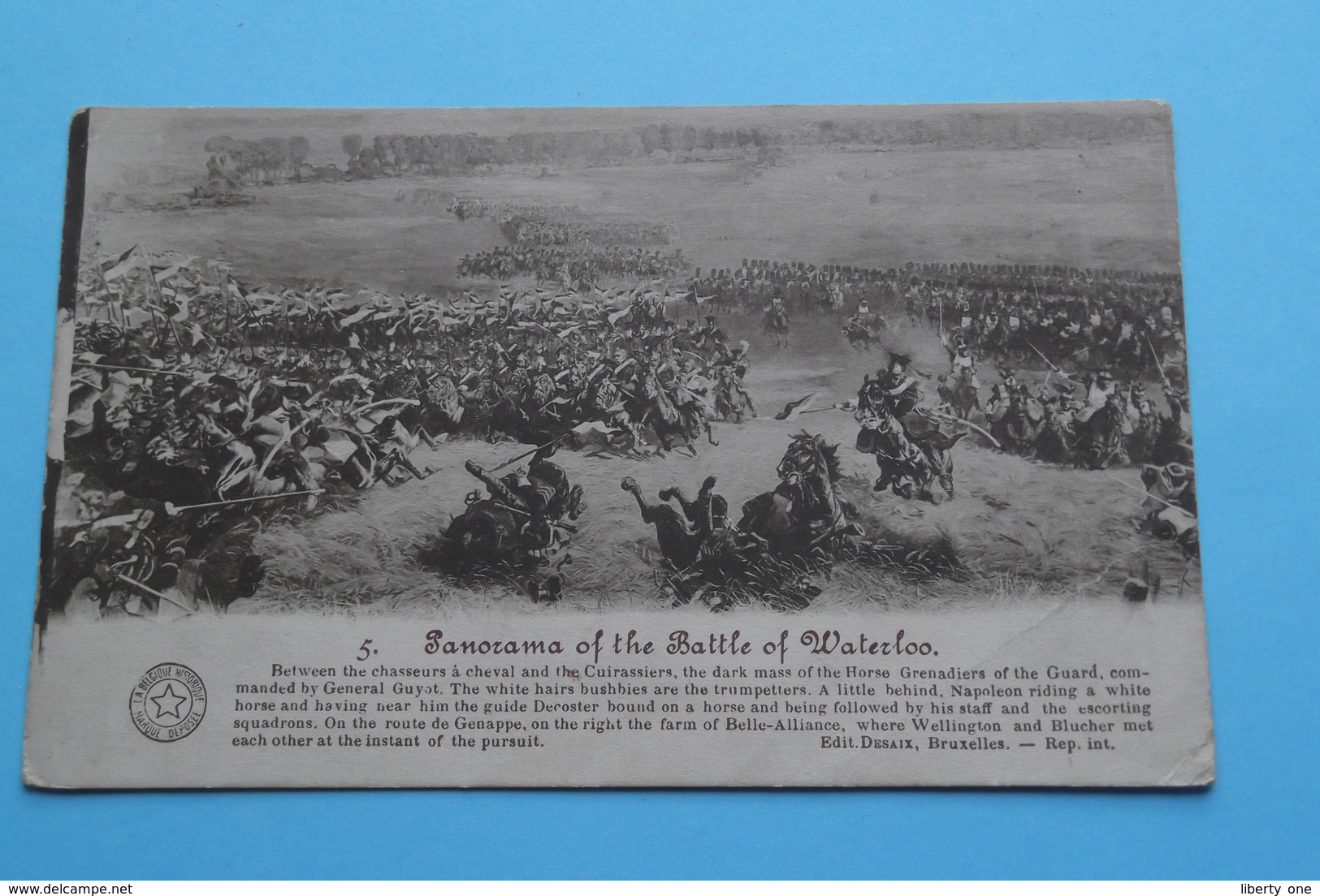 Panorama Of The Batlle Of Waterloo ( Desaix ) Anno 1924 > Willebroeck ( Zie Foto Details ) ! - Guerres - Autres