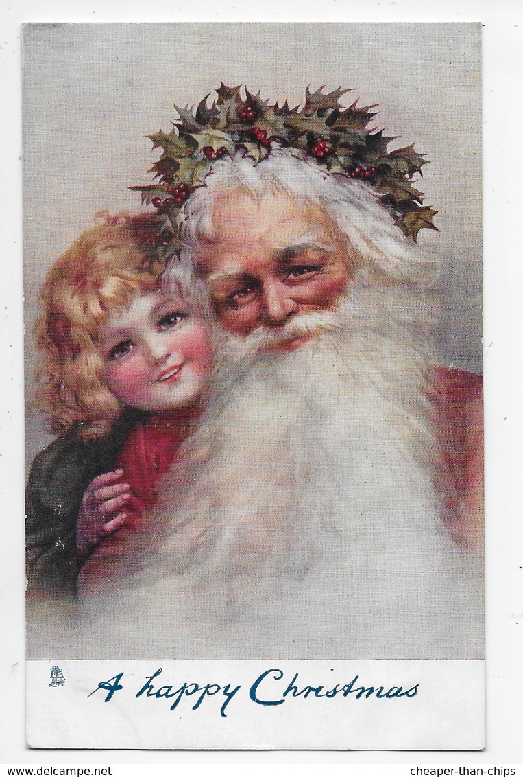 Santa Claus With Young Girl - Tuck 1822 - Santa Claus