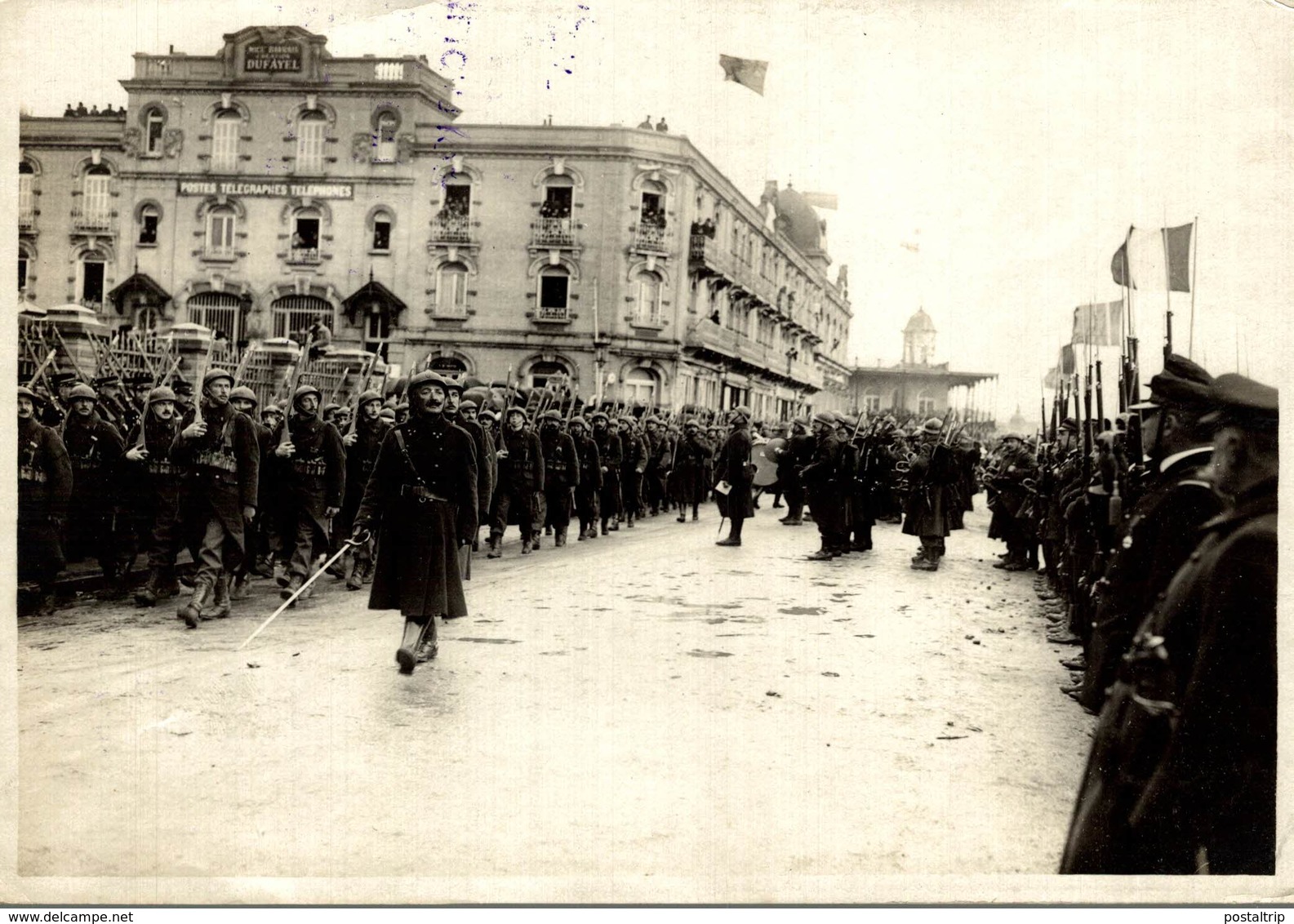 LE HAVRE ANNIVERSARY OF THE BATTLE OF THE YSER IJZER 1916 THE DEFILE  +- 18*13CM - Guerra, Militares