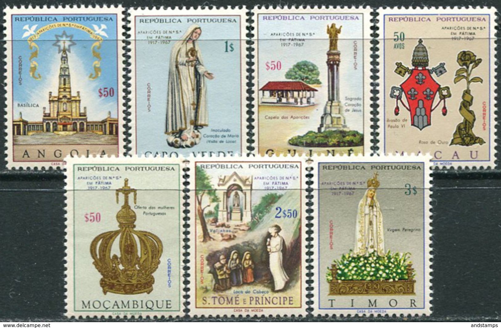 Portuguese Col. 1967. MNH/Luxe. Omnibus Issues. FATIMA. (Ts15) - Otros & Sin Clasificación