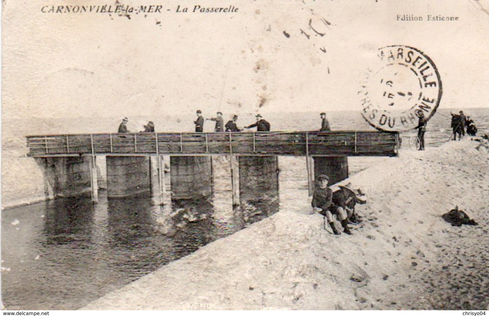 97Em   34 Carnonville La Mer La Passerelle (état) - Autres & Non Classés