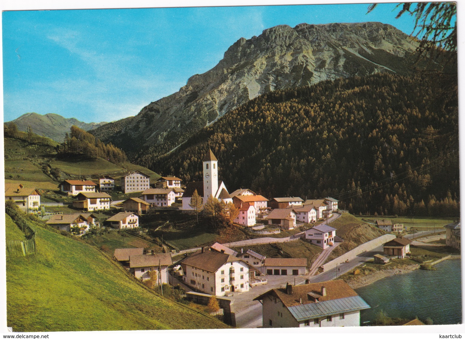 Venosta Alta - Curon Nuova M. 1550 E Cima Termine M. 2652 / Vinschgau - Neugraun Mit Endkopf -  (Italia) - Bolzano (Bozen)