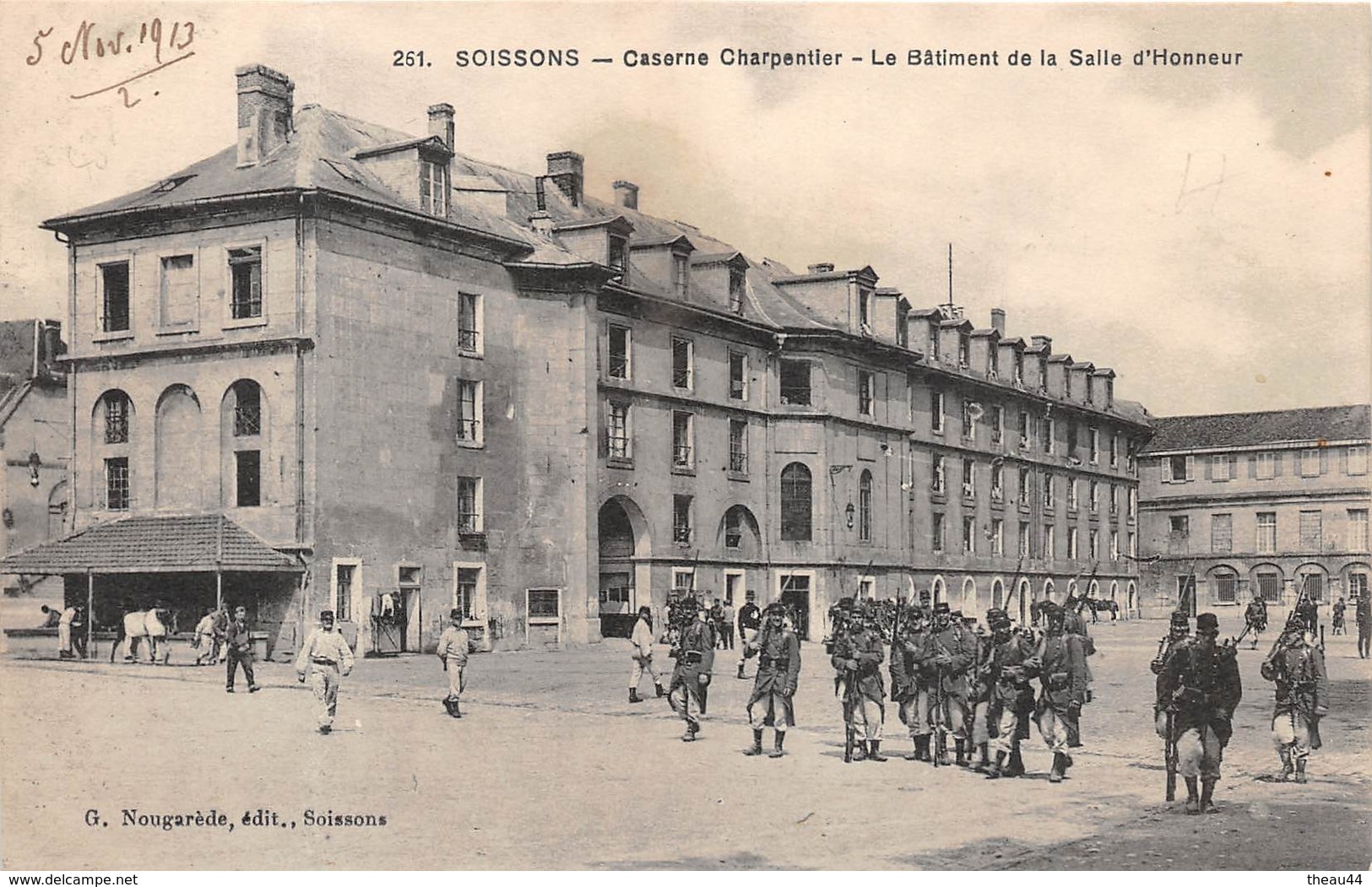 ¤¤  -  SOISSONS   -  Caserne Charpentier  -  Le Batiment De La Salle D'Honneur     -  ¤¤ - Soissons