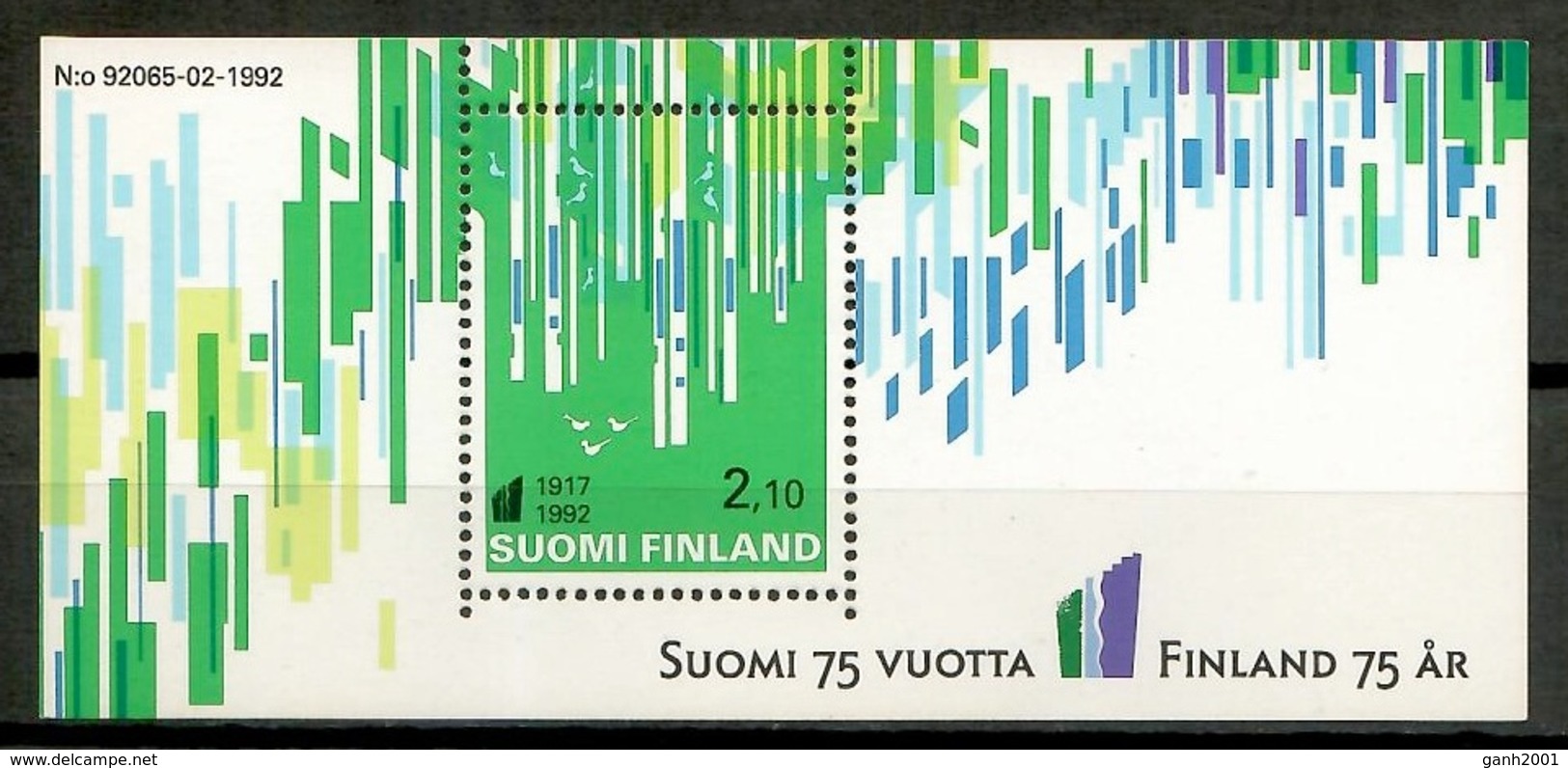 Finland 1992 Finlandia / Independence MNH Independencia / Ki10  30-23 - Nuevos