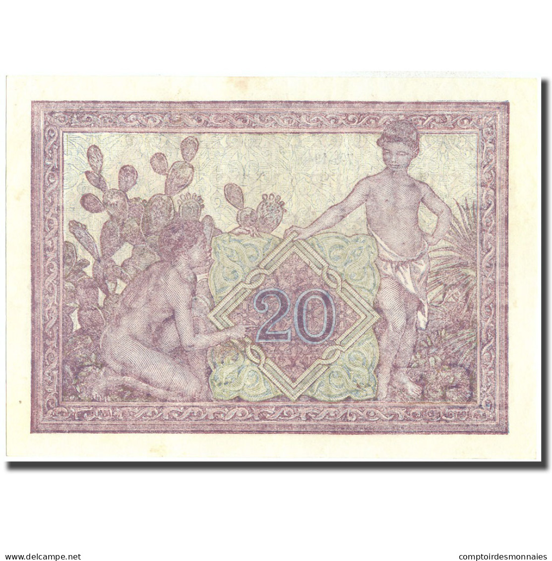 Billet, Algeria, 20 Francs, 1945, 1945-05-07, KM:92b, SPL - Algeria