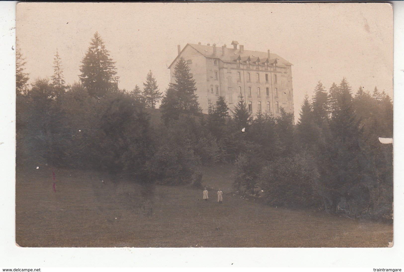 Suisse - JU - Le Noirmont - Villa Roc Montes - Carte-photo De 1908 - Le Noirmont