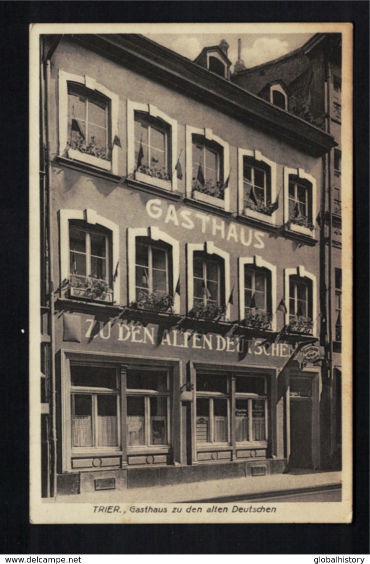 DE2456 - TRIER - GASTHAUS " ZU DEN ALTEN DEUTSCHEN" FLEISCHSTRAßE 11 - Trier