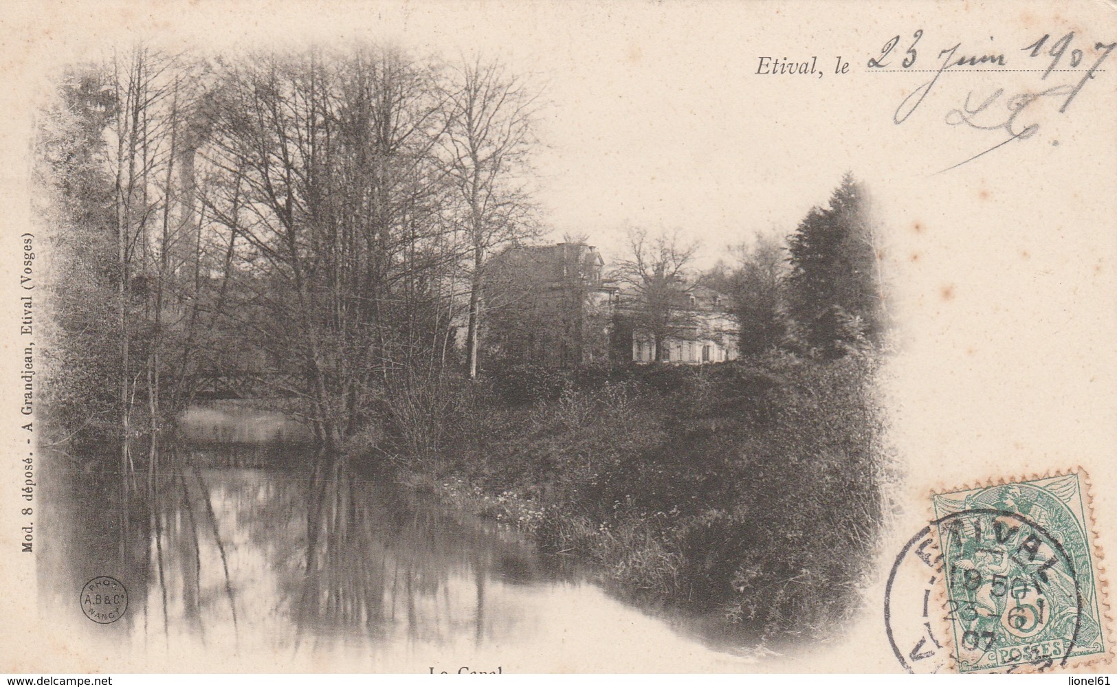 ETIVAL : (88) Le Canal - Etival Clairefontaine