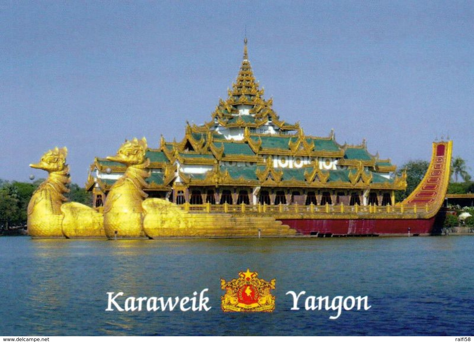 1 AK Myanmar (Burma) * Yangon Früher Rangoon - Mit Dem Karaweik Palast * - Myanmar (Burma)