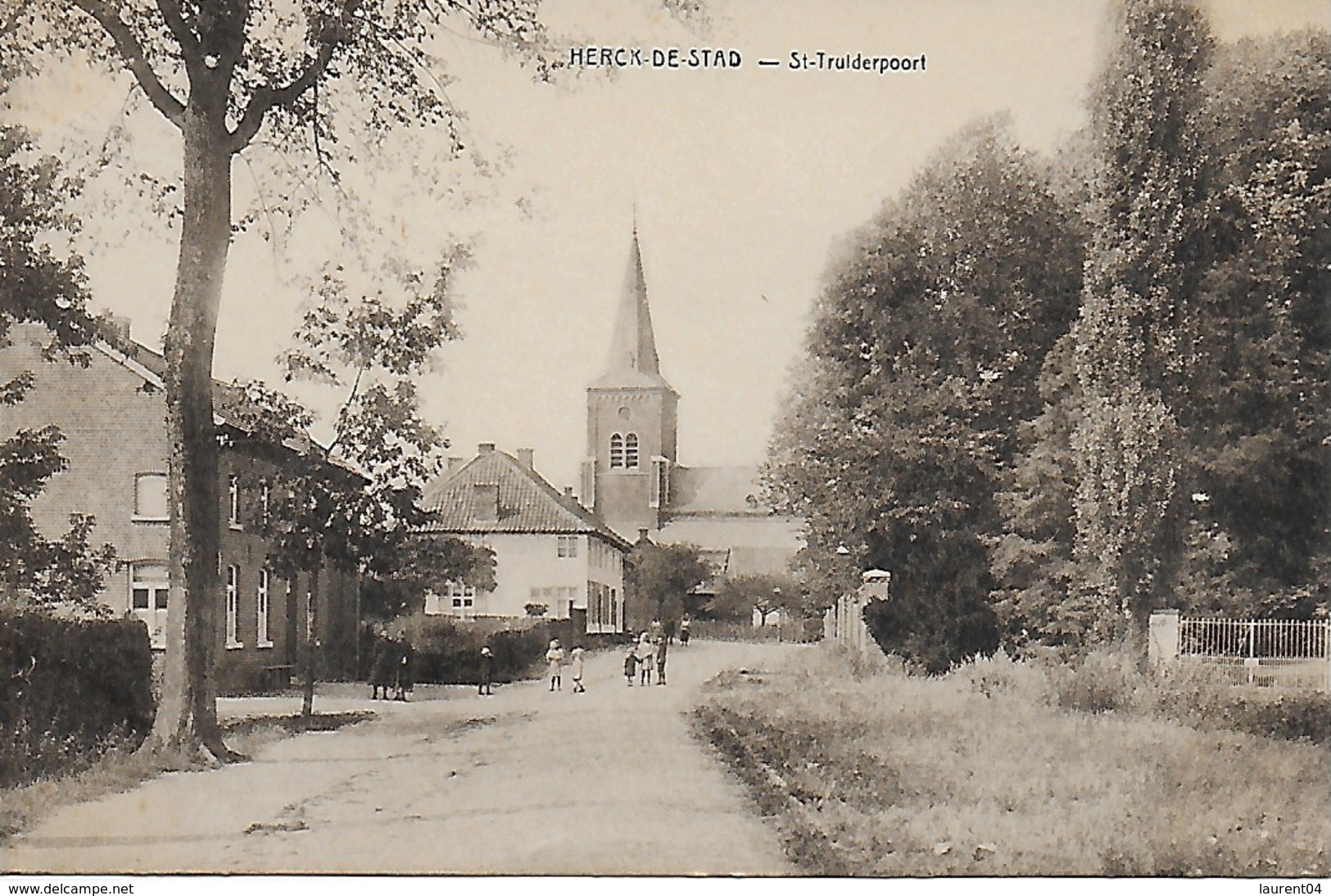 HERK DE STAD. HERCK DE STAD.  St-TRUIDERPOORT. ANIMATION - Herk-de-Stad