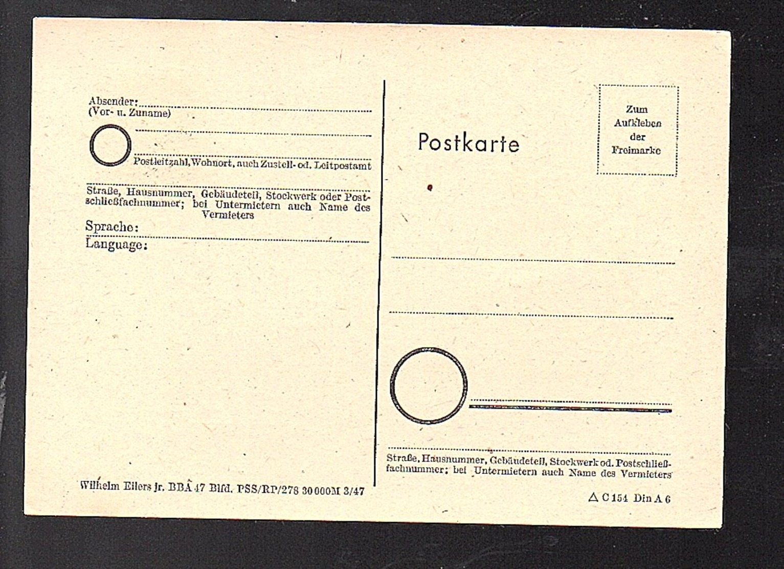 1947 Schotten Herz Des Vogelsbergz  > Helmstedt (230) - Sonstige & Ohne Zuordnung