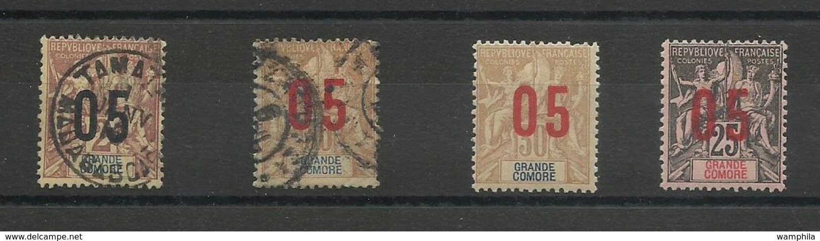 Gde Comore, Lot De Chiffres Espacés, Cote YT 59€ - Unused Stamps