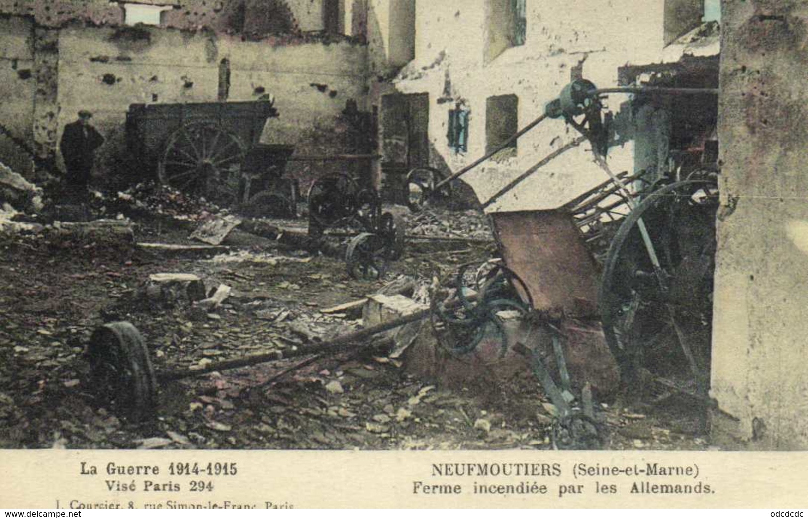DESTOCKAGE BON LOT 200 CPA "MILITARIA"  Casernes Guerre 14 18 Patriotiques Ruines ... (100 scanées)