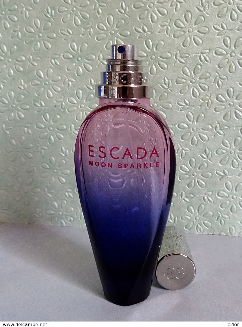 Flacon Spray  "ESCADA MOON SPARKLE "  De MARGARETHA LEY Eau De Toilette  50 Ml Vide/Empty Pour Collection - Flacons (vides)