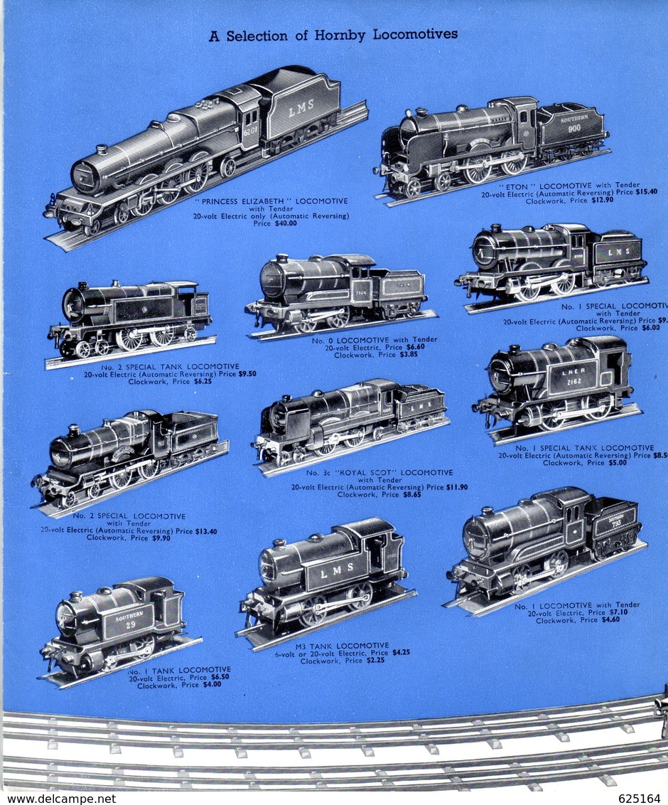 Catalogue HORNBY 1938? Real Railway In Miniature Edition Canada/English - Anglais