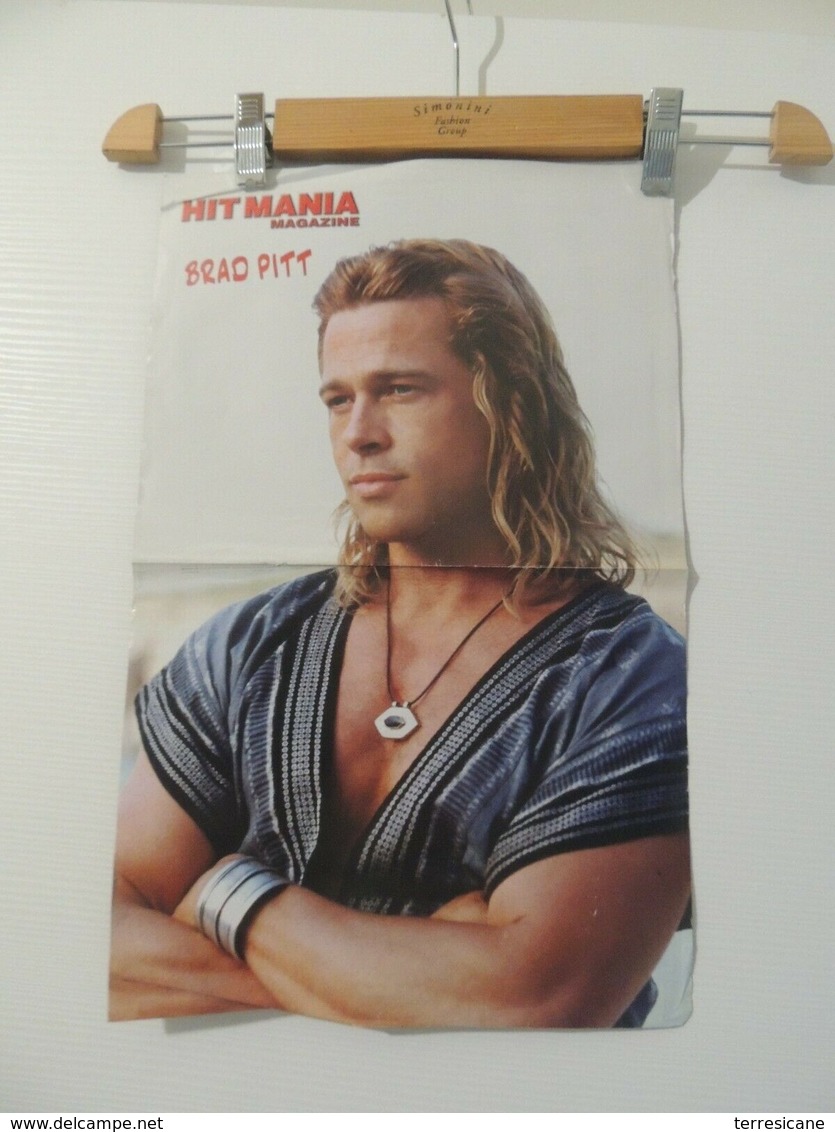 POSTER HIT MANIA MAGAZINE - BRAD PITT-JESSICA ALBA - Other Formats