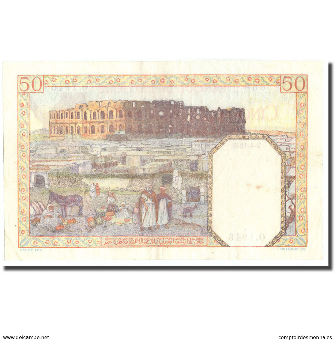 Billet, Algeria, 50 Francs, 1945, 1945-04-03, KM:87, TTB+ - Algeria