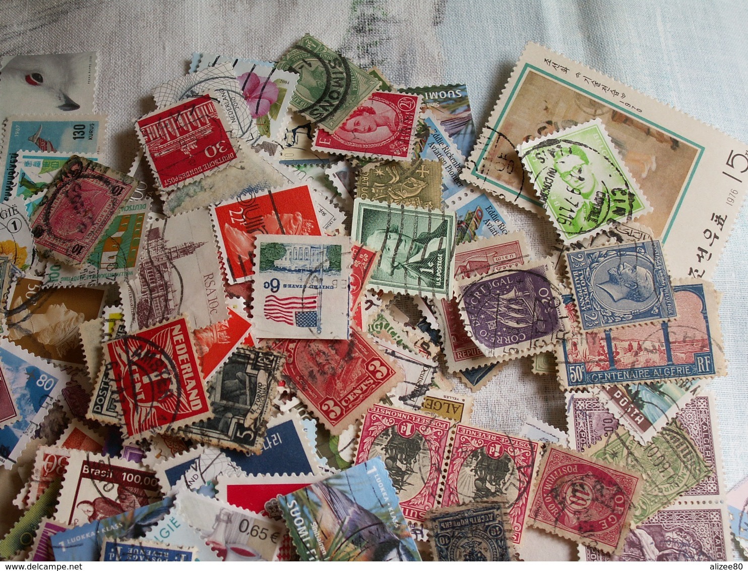 Gros Vrac Timbres étrangers  -  Nombreux Anciens  -  Tous Formats   Très Bon état  Bonne  Cote - Alla Rinfusa (min 1000 Francobolli)