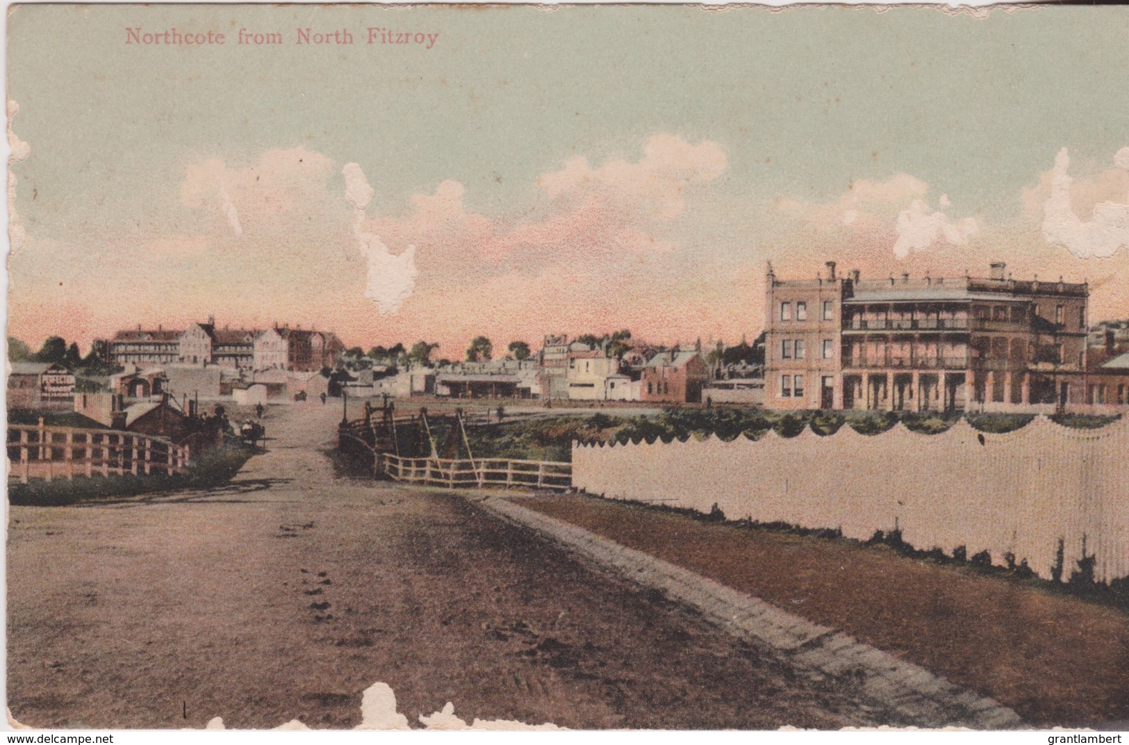 Northcote From North Fitzroy, Melbourne, Victoria - Vintage, Posted With Stamp, Northcote 1907 - Melbourne