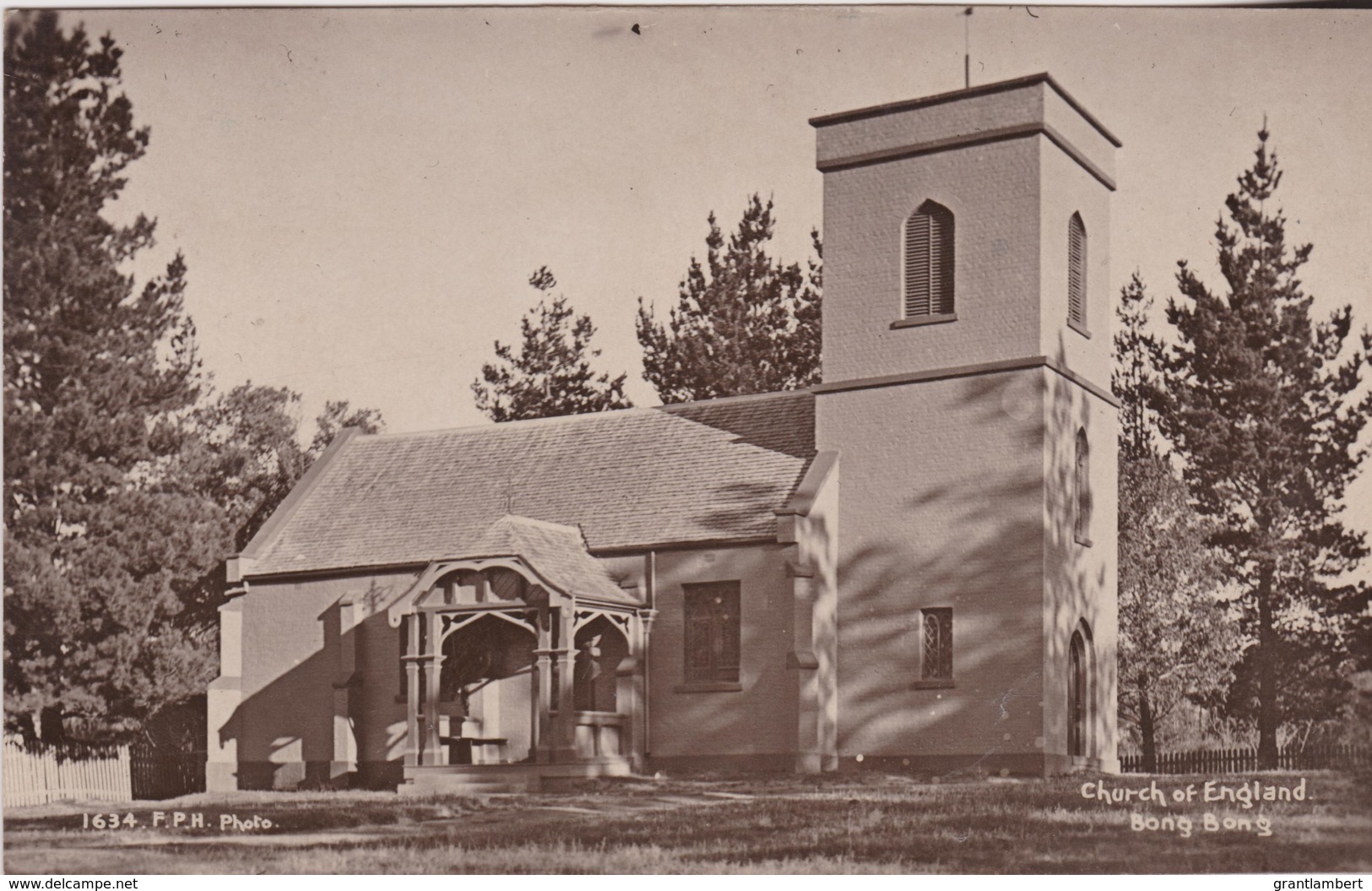 Church Of England, Bong Bong, New South Wales- Vintage, Posted With Stamp, 1910 - Other & Unclassified