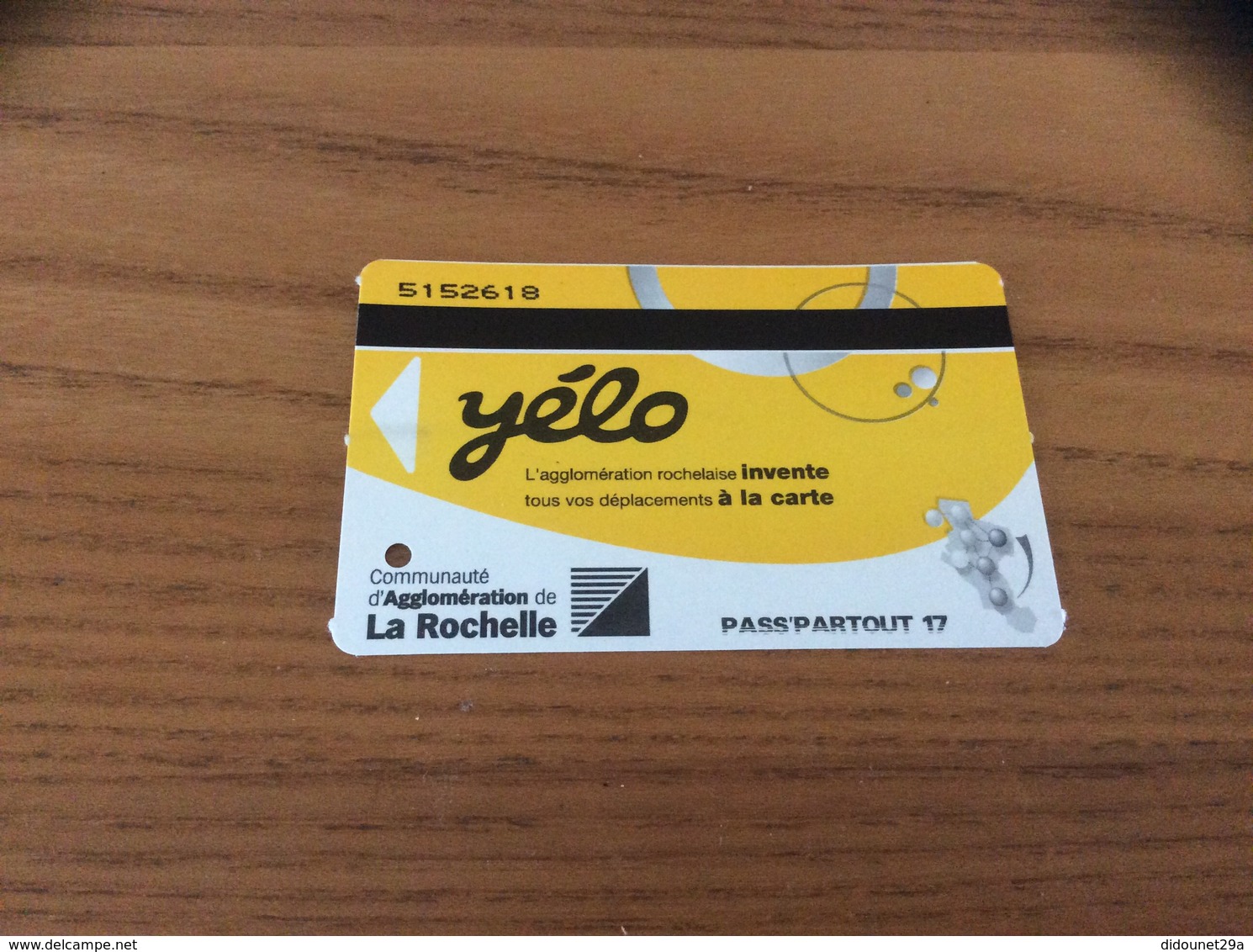 Ticket De Bus * Yélo Communauté D'Agglomération De La Rochelle (17) - Europe