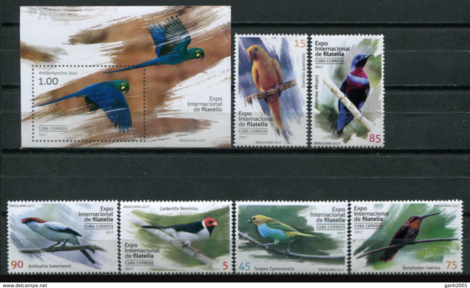 Cuba 2017 / Birds MNH Vögel Aves Oiseaux / Cu6926  30-9 - Otros & Sin Clasificación