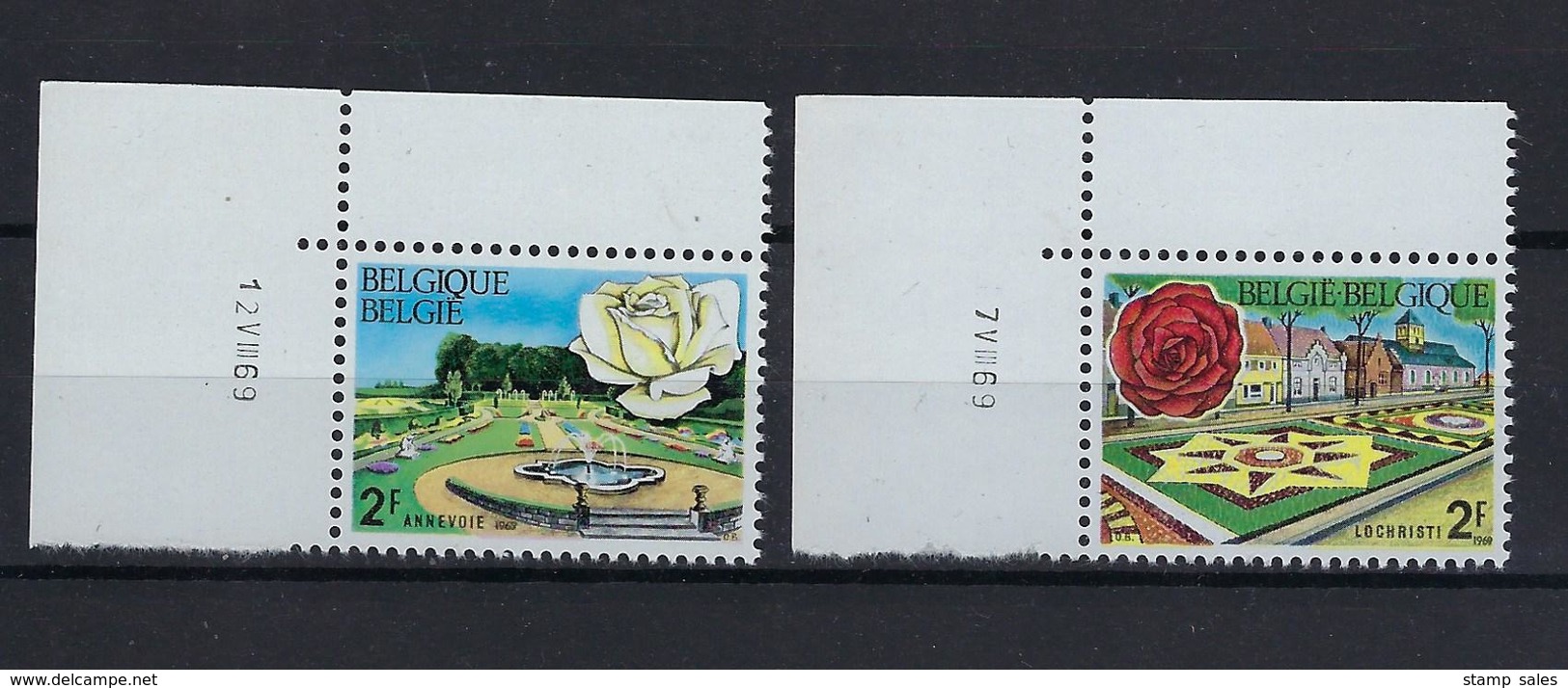 N°1501/1502 (drukdatum) MNH ** POSTFRIS ZONDER SCHARNIER SUPERBE - Coins Datés