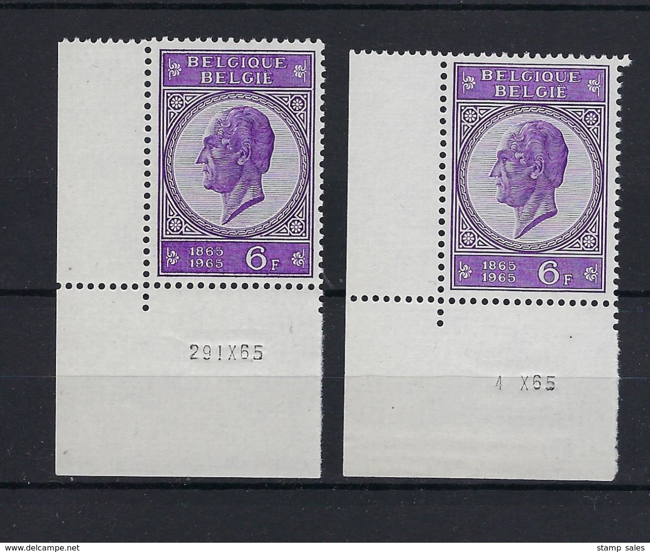 N°1350 (drukdatum) MNH ** POSTFRIS ZONDER SCHARNIER SUPERBE - Dated Corners