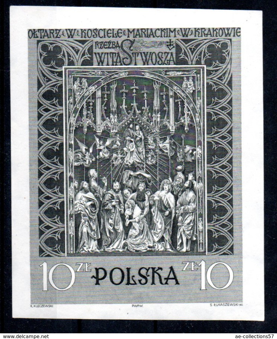 Pologne / Feuillet N 25 / 10 Z Brun / NEUF** / Côte 15 € - Blocs & Feuillets