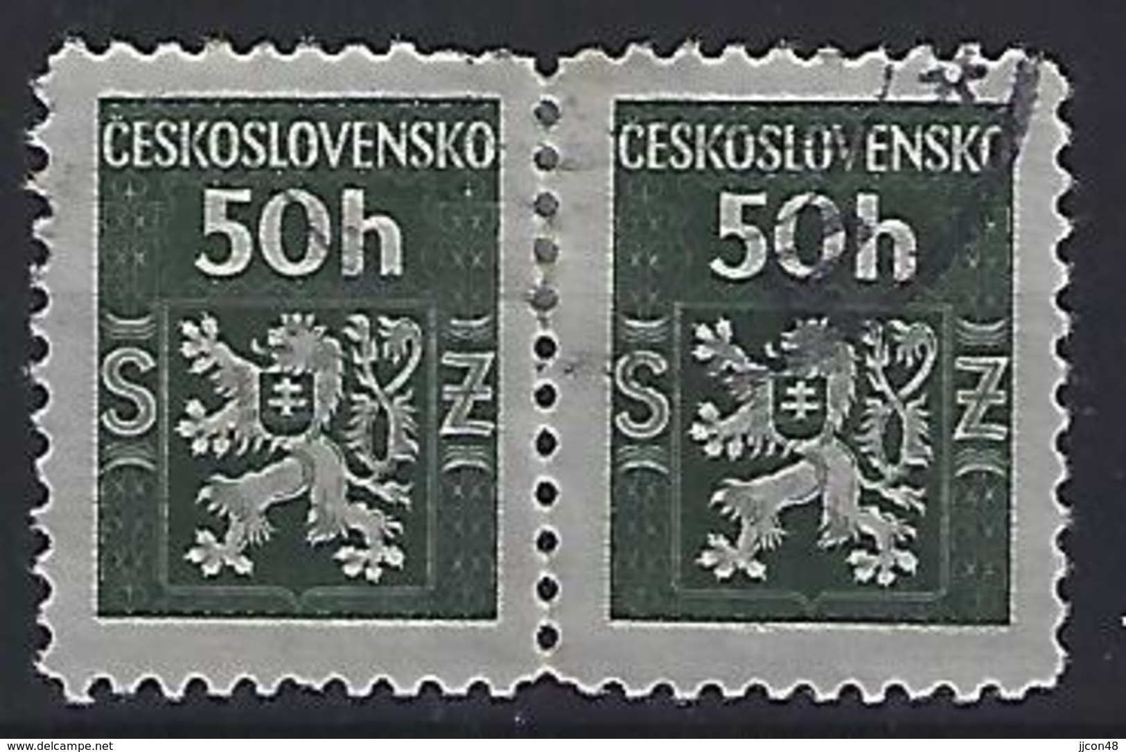 Czechoslovakia 1945  Official Stamps (o) Mi.1 - Francobolli Di Servizio