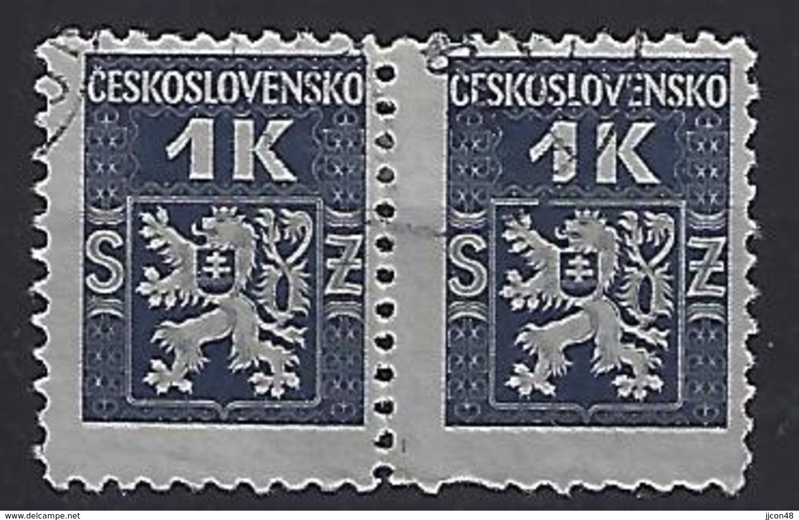 Czechoslovakia 1945  Official Stamps (o) Mi.2 - Timbres De Service