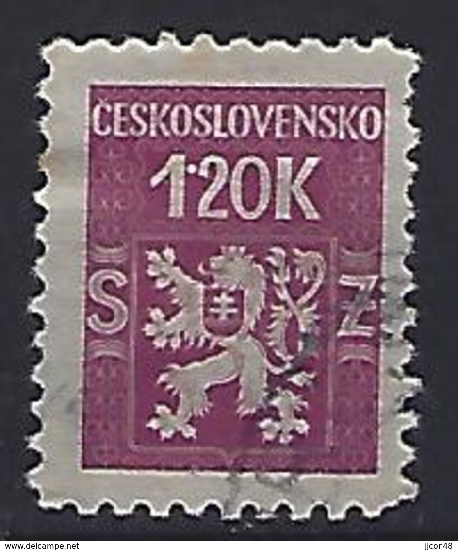 Czechoslovakia 1945  Official Stamps (o) Mi.3 - Dienstmarken