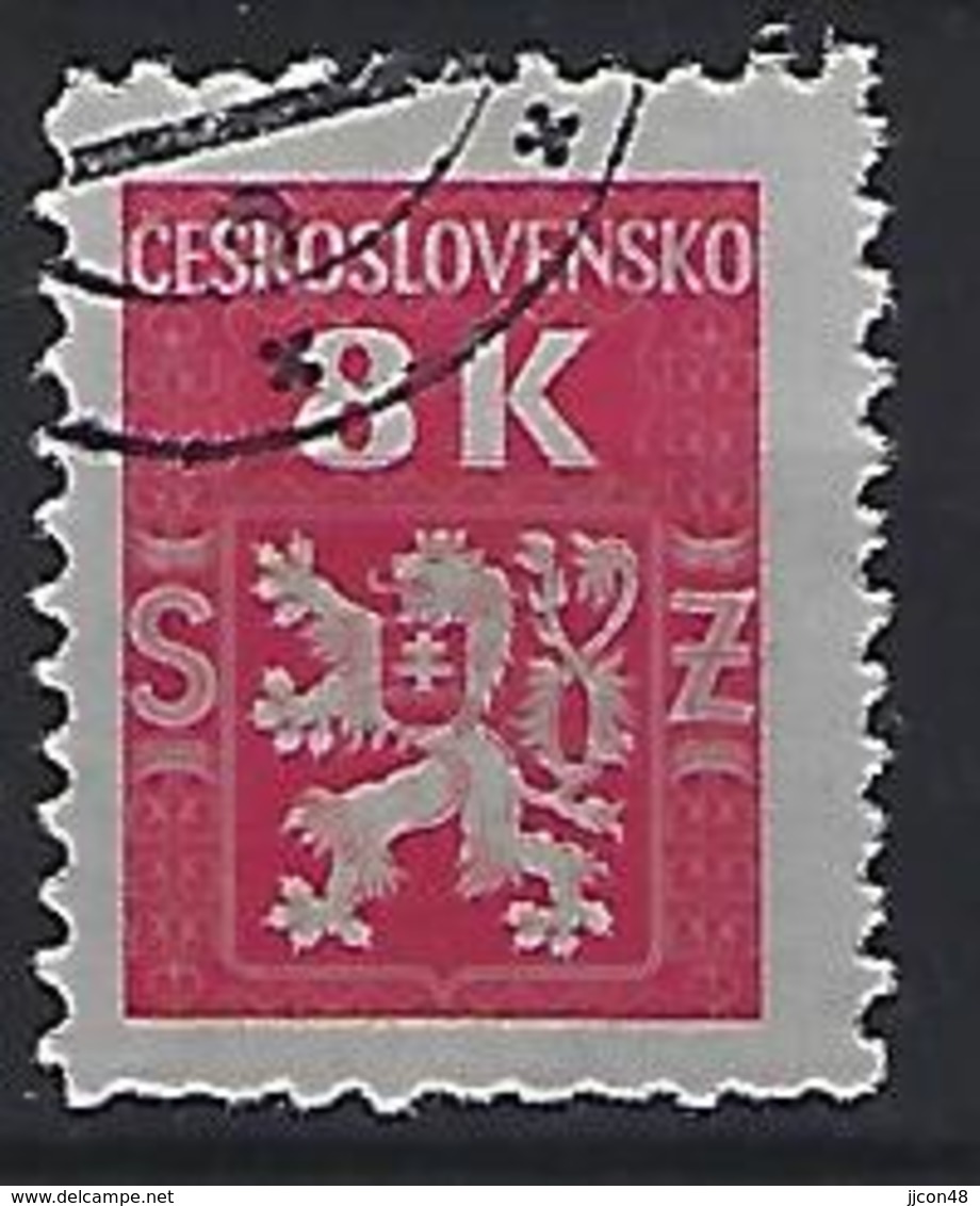 Czechoslovakia 1945  Official Stamps (o) Mi.7 - Francobolli Di Servizio