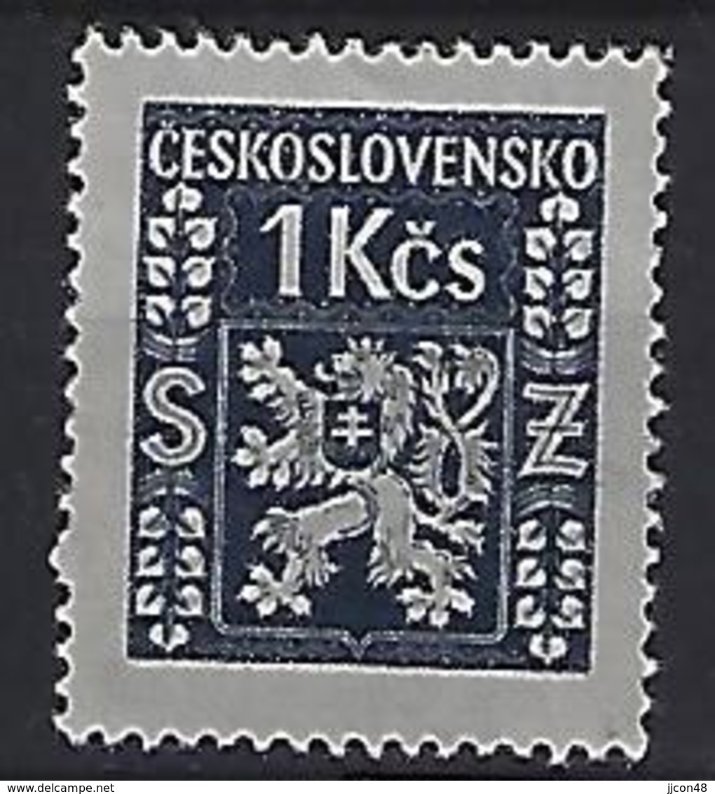 Czechoslovakia 1947  Official Stamps (o) Mi.10 - Francobolli Di Servizio