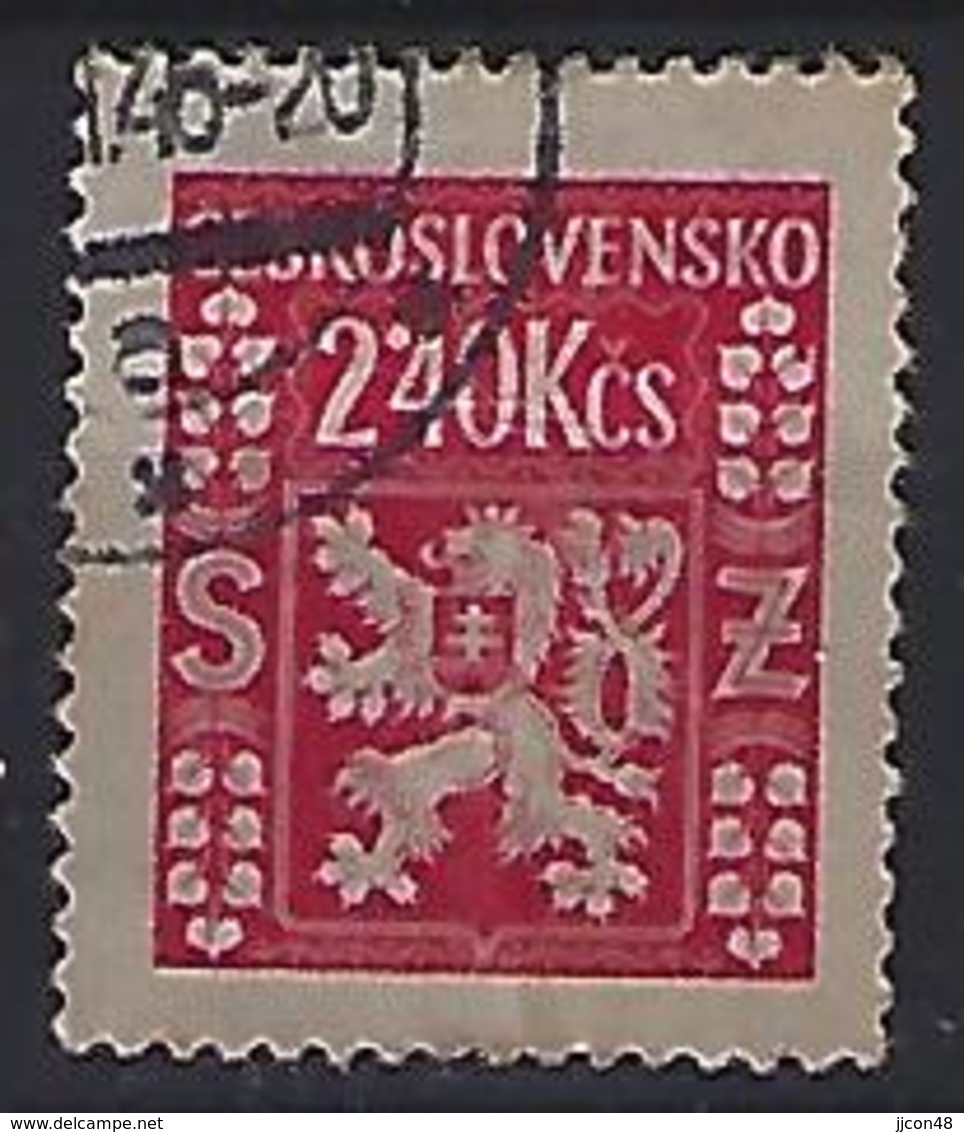 Czechoslovakia 1947  Official Stamps (o) Mi.12 - Dienstmarken