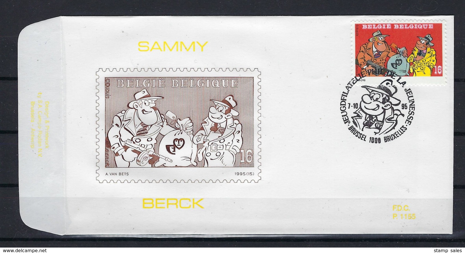 N°2619FDC GESTEMPELD Brussel - Bruxelles COB € 11,00 SUPERBE - 1991-2000