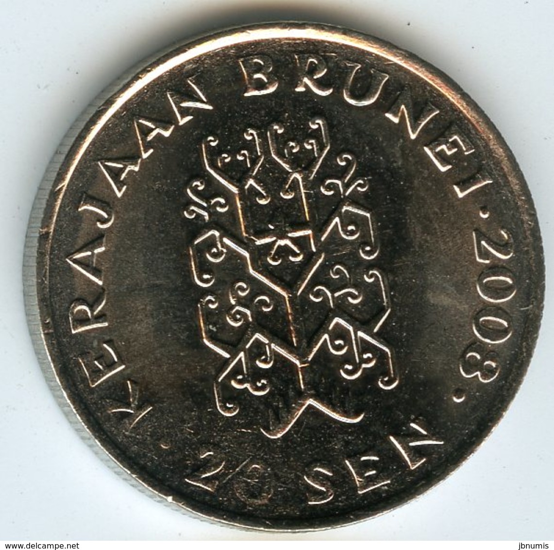 Brunei 20 Sen 2008 UNC KM 37 - Brunei