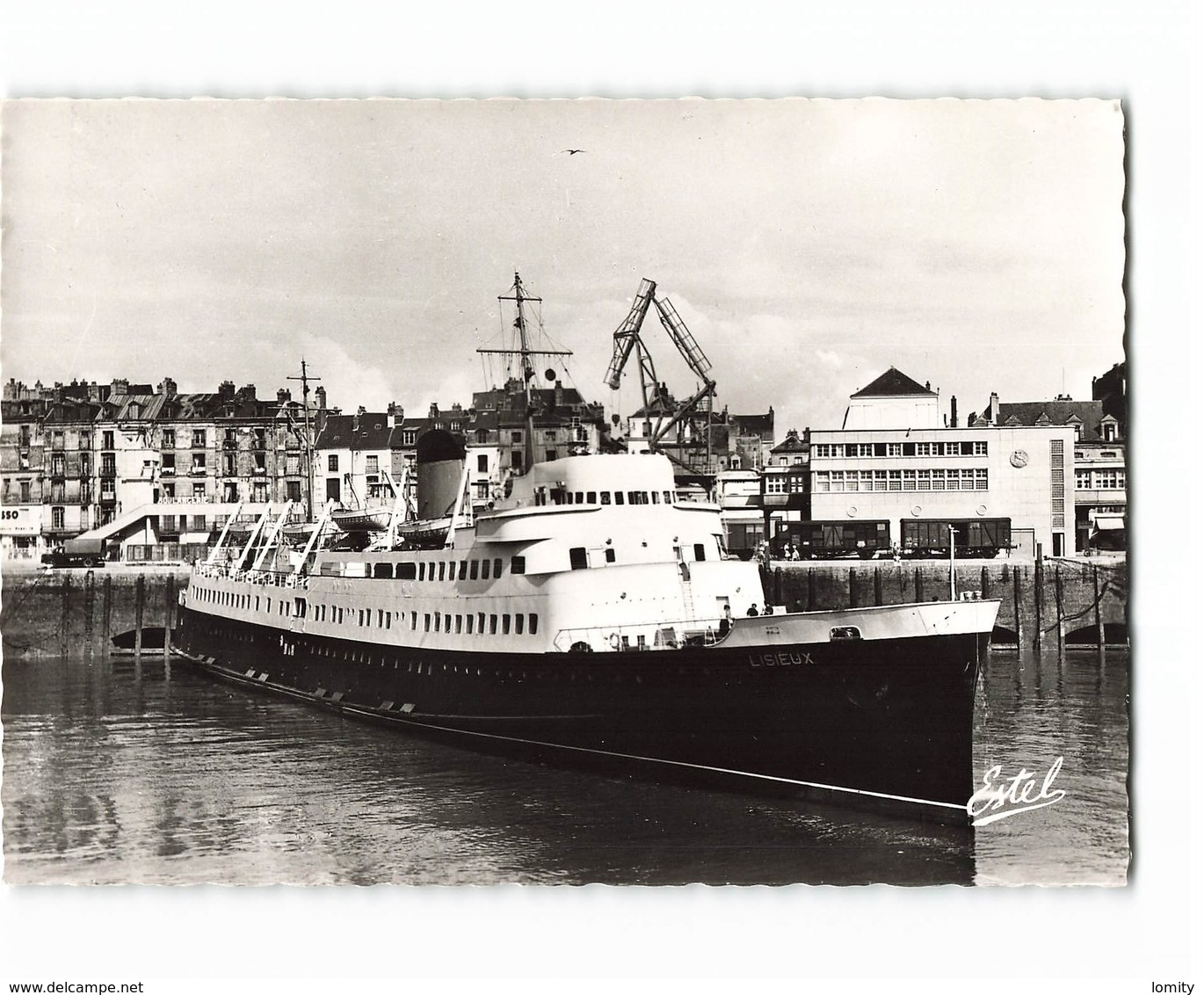 76 Dieppe Le Lisieux Et La Gare Maritime Bateau Paquebot CPSM GF Edit Estel N°5173 Photo - Dieppe