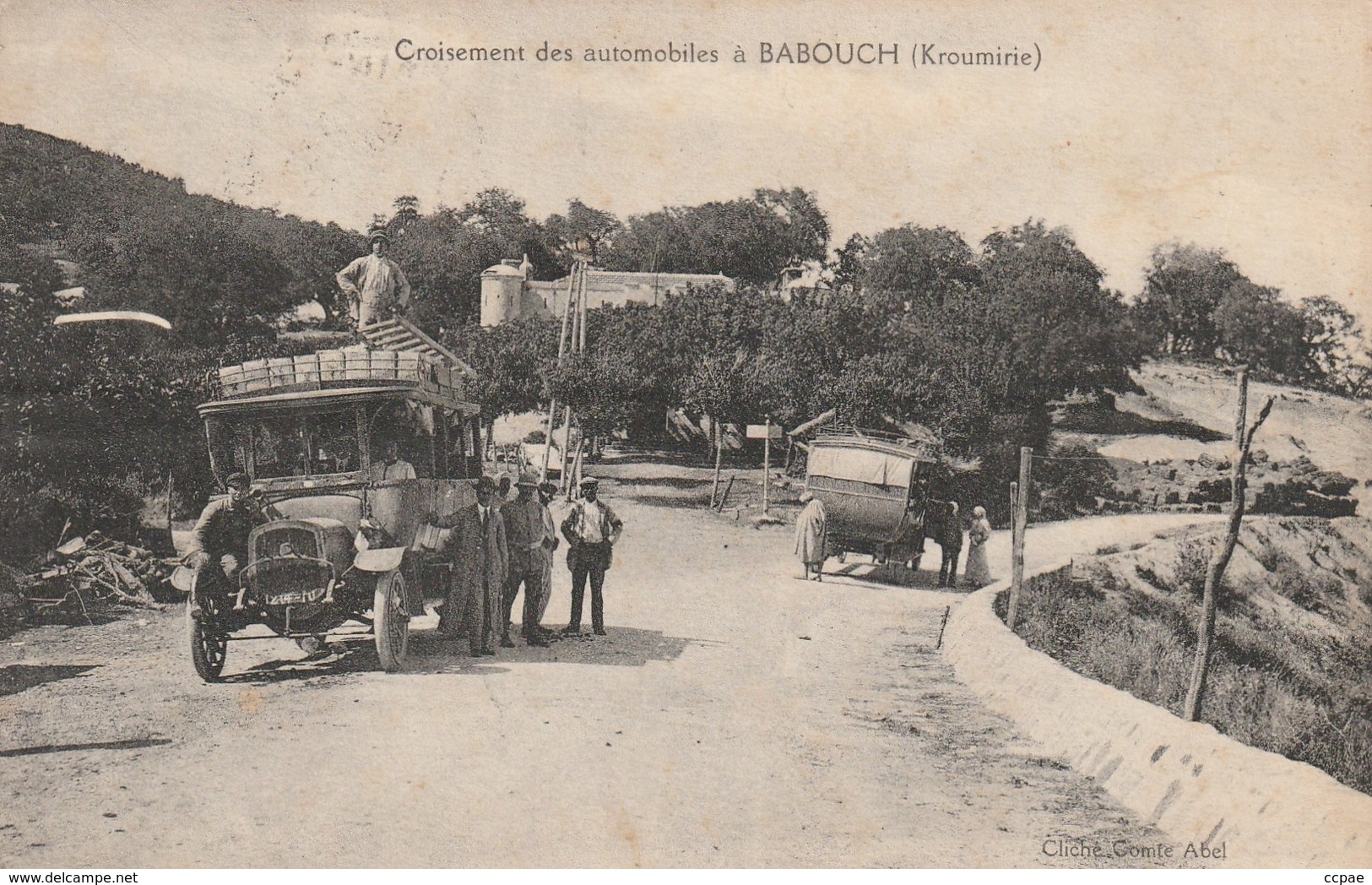 Croisement Des Automobiles à BABOUCH (Kroumirie) - Tunisie